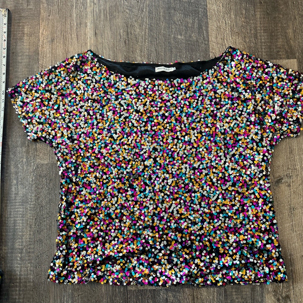 Fun party sequin shirt! Size XXL women’s